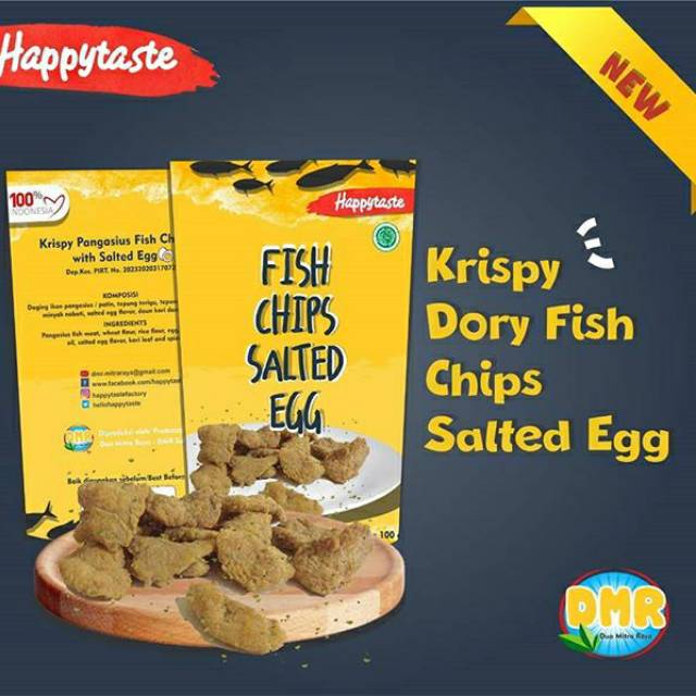 

Happytaste Fish Chips Salted Egg
