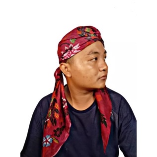 Udeng madura segitiga - Udeng merah kesenian sakerah sakera madura - Udeng ikat kepala madura - uden