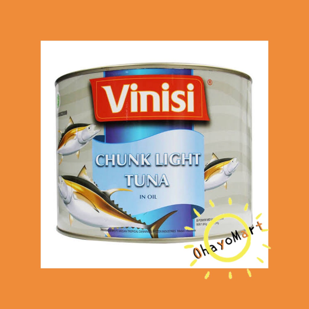 Vinisi Chunk Light Tuna/ Tuna Kaleng 1,8KG