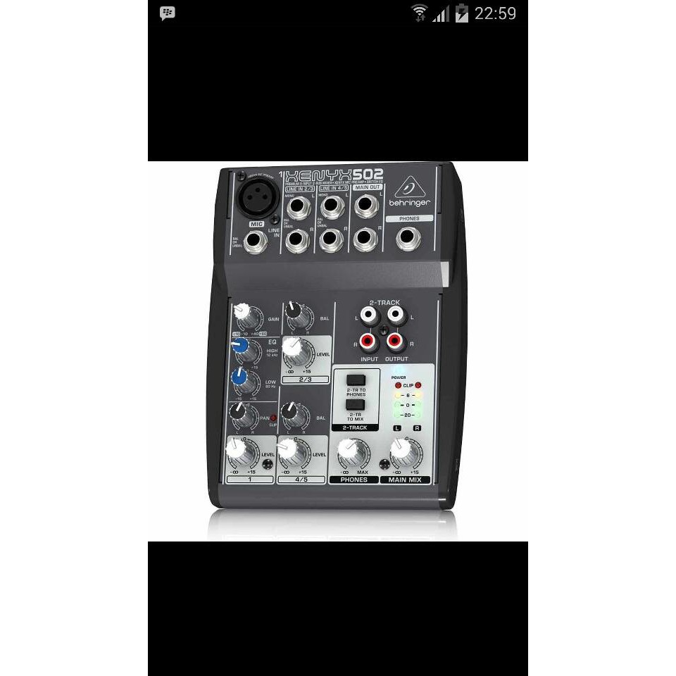 Mixer Behringer XENYX 502 ( 4 channel )