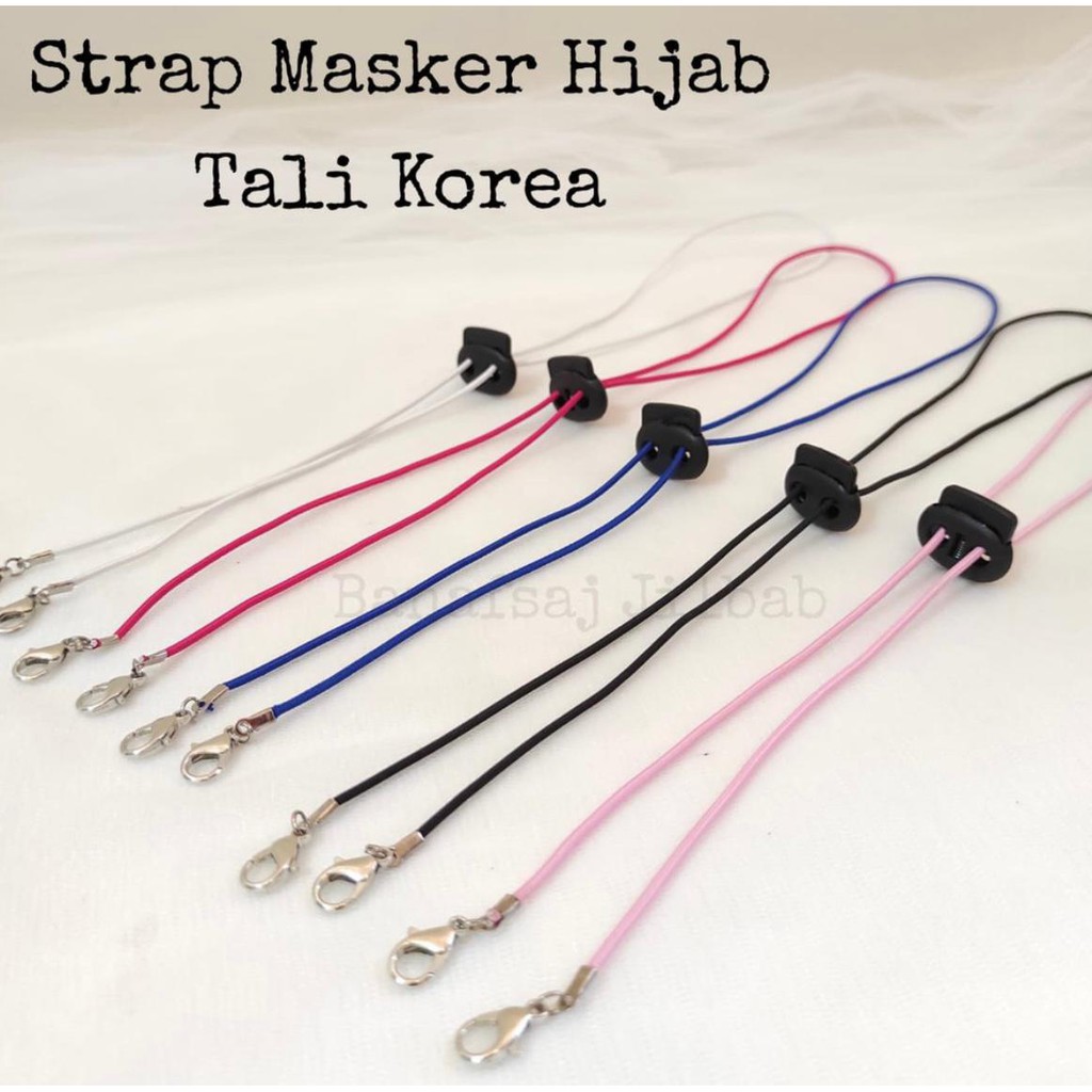 06-tali Masker / Tali Pengait Masker / Strap Masker / Kalung Masker murah New