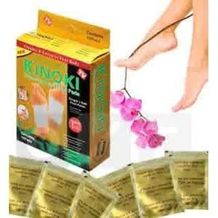 KINOKI GOLD Ginger  Koyo Kaki Detox (Herbal food) pad penyerap racun dalam tubuh