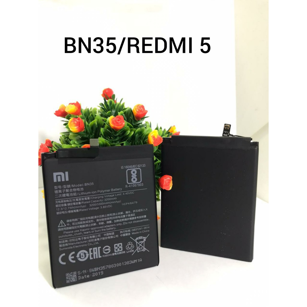 BATERAI BATRE BATTERY ORIGINAL REDMI 5 BN35