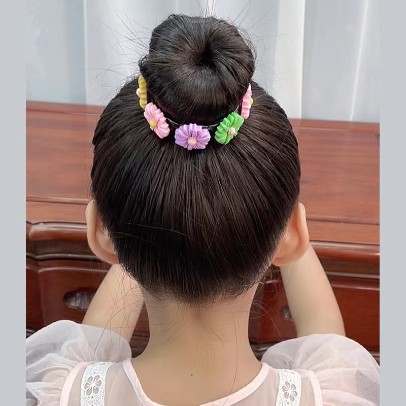 2022 Jepit Rambut Ponytail Model Bola Pompom Gaya Korea Untuk Wanitaanak Perempuan