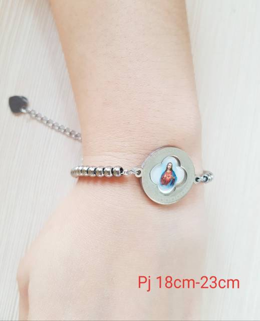 NEW Gelang Rohani Fashion Pria Wanita Titanium Import Antikarat