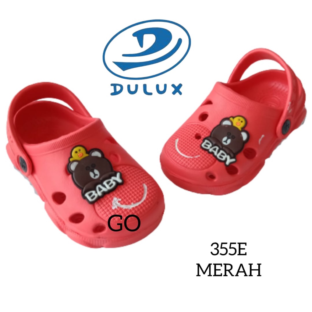 sogo DULUX 355E Sandal Baim Balita Baby Bear Tali belakang Sandal Anak Laki Laki Cowok Karakter Line Baby