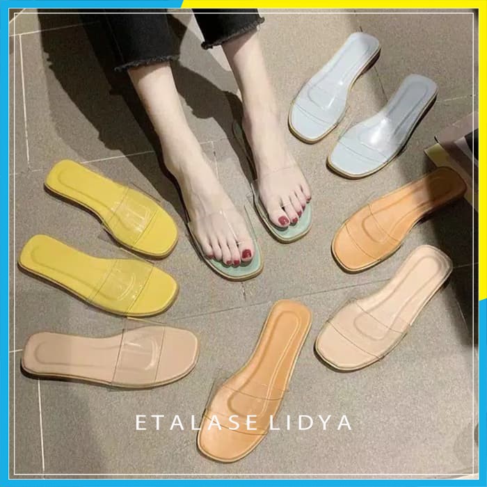Sandal Wanita Slip Sandal Sendal Tali Wanita