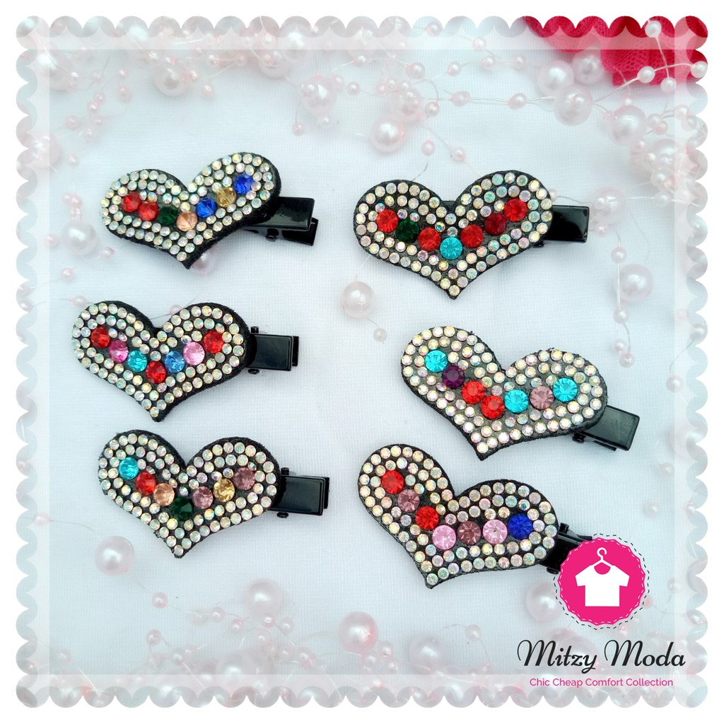 Jepit Rambut Love | Aksesoris Jepitan Rambut Anak - Dewasa | Jepitan Import Gaya Korea