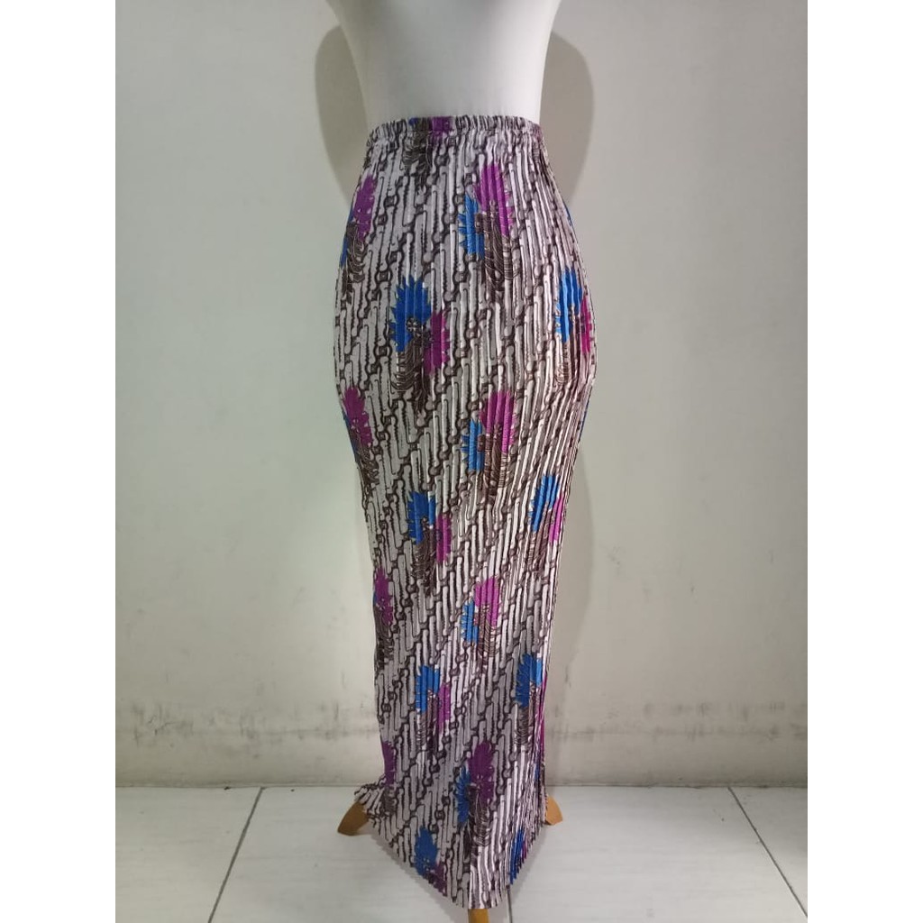 SB Collection Rok Plisket Rahma Panjang Maxi Batik Jumbo Wanita