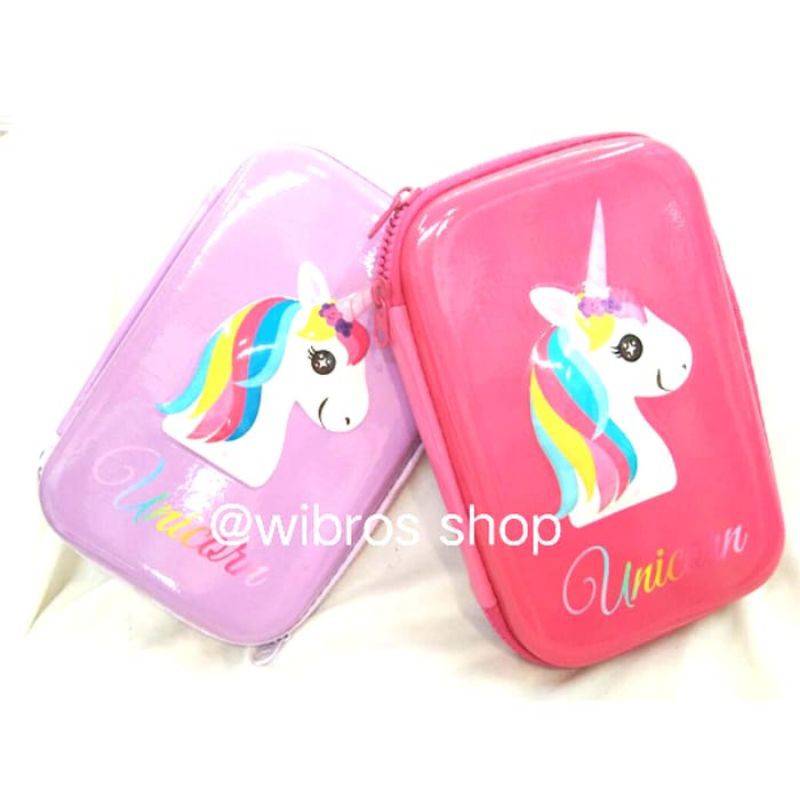 

Tempat Pensil smiggle hard top case unicorn 01