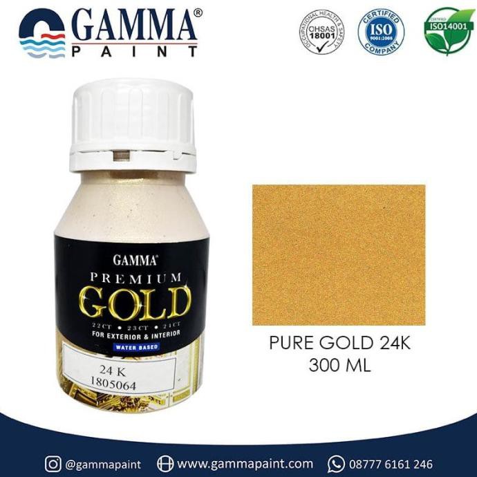 

Premium Gold - Pure gold 24 Carat - Cat Metalik 300ML