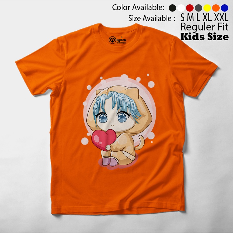 Baju Kaos Atasan Anak Perempuan Anime Girl