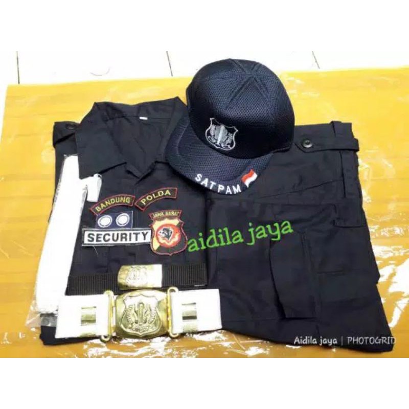 Baju pdl scurty / baju satpam lengkap