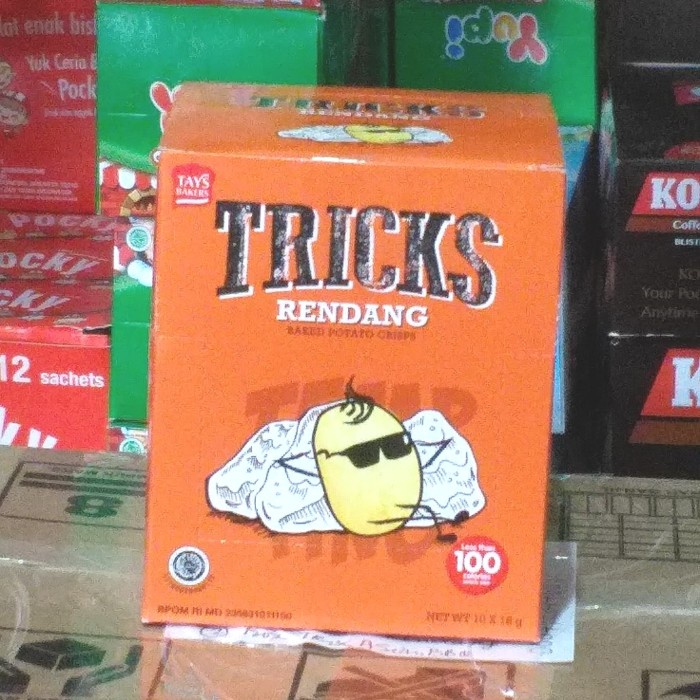 

Wafer-Biskuit- Tricks Potato Crackers Rendang -Biskuit-Wafer.