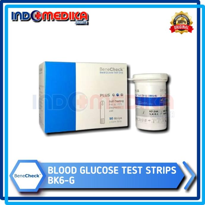 Benecheck Strip Gula Darah / Strip Glukosa Benecheck / Stik Benecheck Termurah