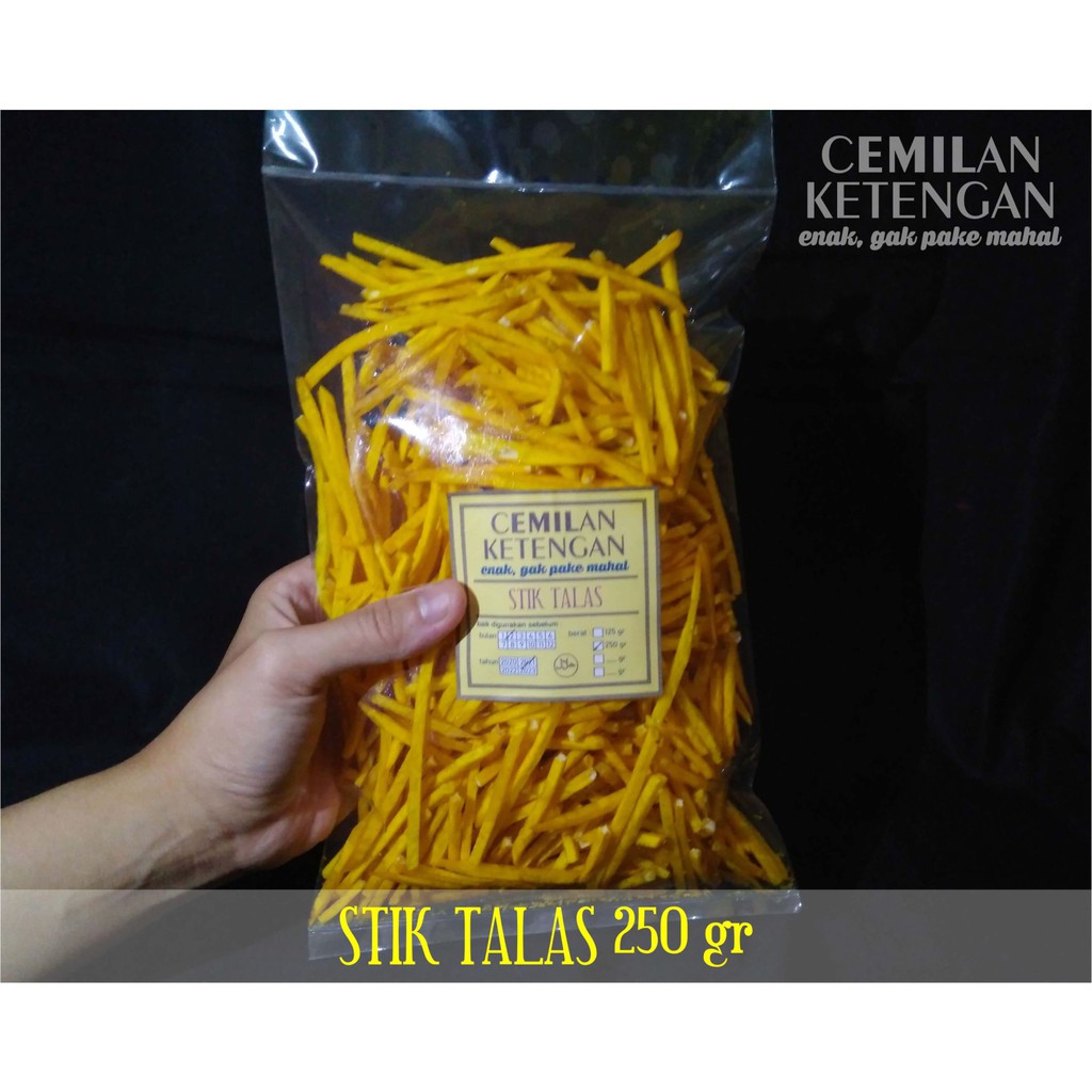 

STIK/STICK TALES/TALAS 250 GR/CEMILAN KETENGAN/KRIPIK/KERIPIK