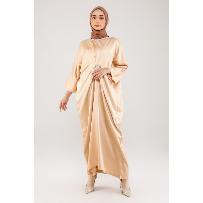Raya Dress Nude / Baju Gamis