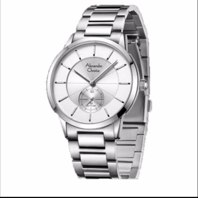 Jam Tangan Alexandre Christie 8546 Wanita Silver Original