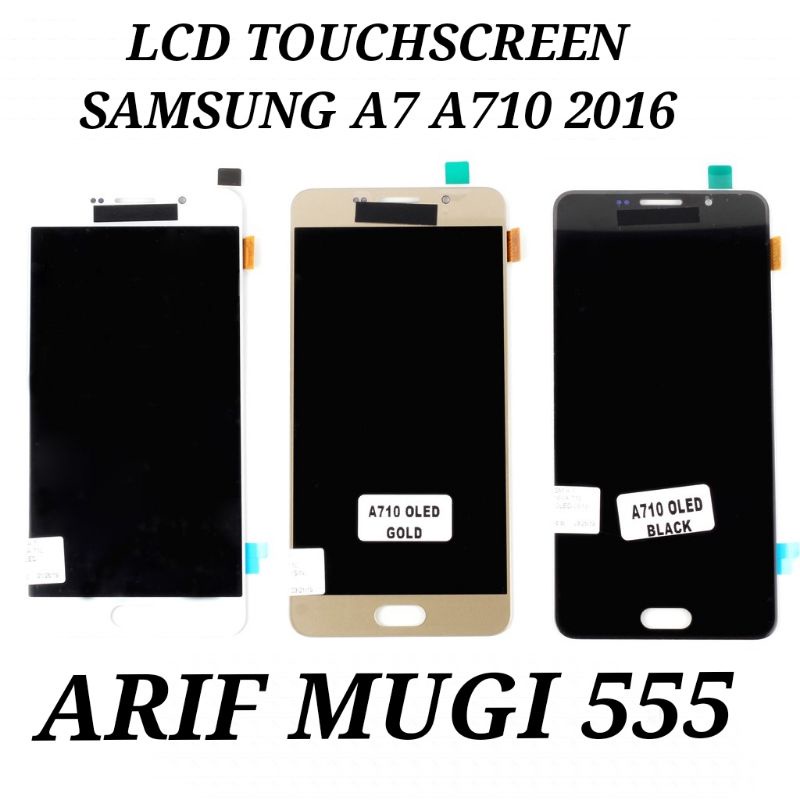 Lcd Samsung Galaxy A7 A710 2016 Fullset Touchscreen Original