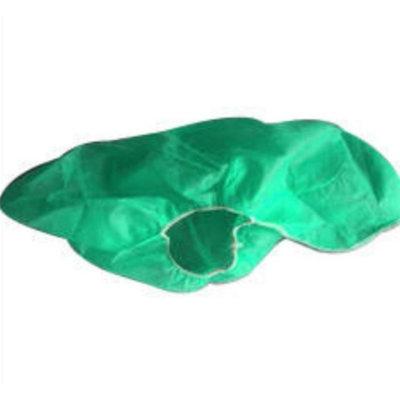 Disposable Shoe Shoes Cover Non Woven Spun Bond Spounbond Sepatu Medis Sekali Pakai PUTIH HIJAU BIRU-7