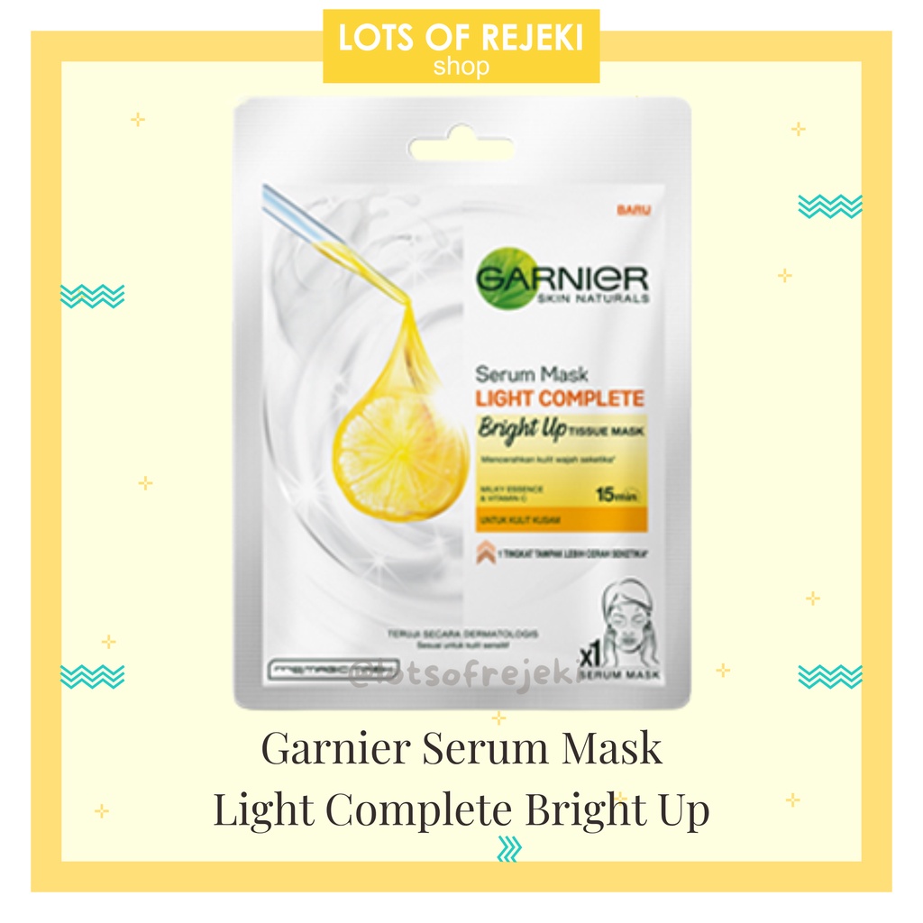 Garnier Serum Sheet Mask Light Complete Bright Up
