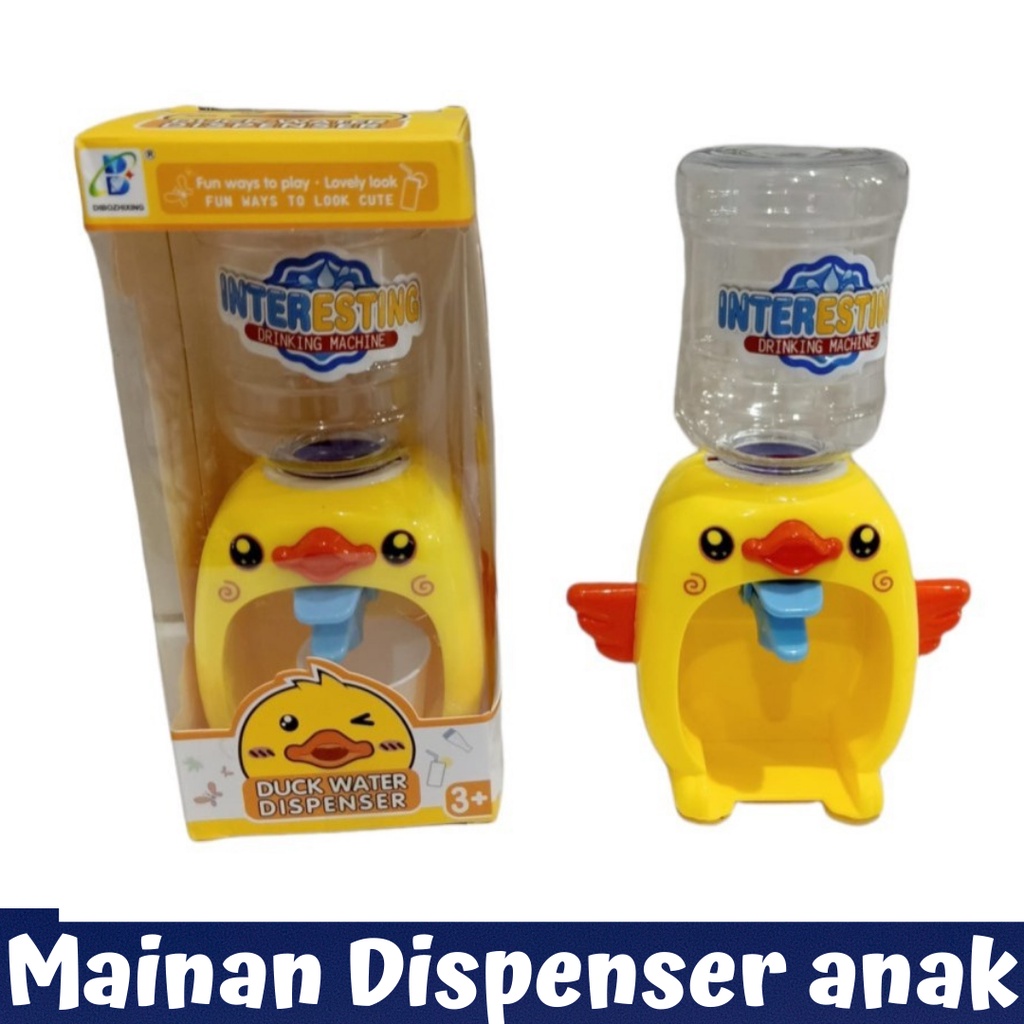 Mainan Dispenser bebek mini anak Dispenser galon Air model Bebek mainan viral sudah SNI