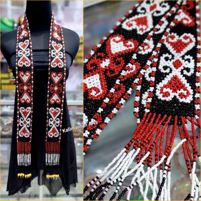 Syal Manik Dayak / Syal Kalimantan-S