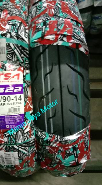 Ban tubeless depan Corsa S-22 70/90-14 for xeon/Mio smile/Mio sporty/Mio J/Mio M3/X-ride/Soul gt/