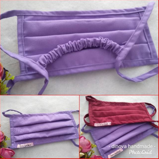 M414 Masker Kain Kerut Masker Kain Polos Masker Kain Instan Masker Kain Karet Masker Hijab Masker Shopee Indonesia