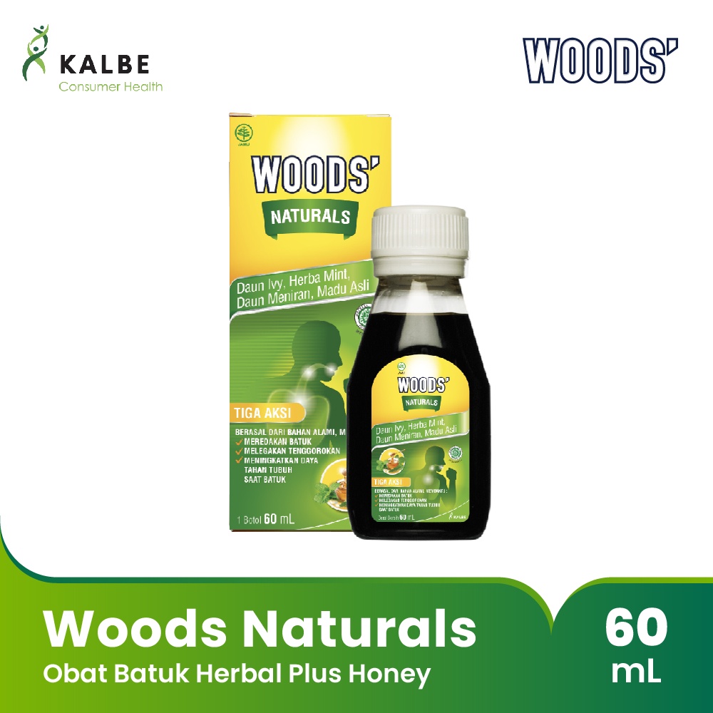 Woods Naturals 60ml - Obat Batuk Herbal