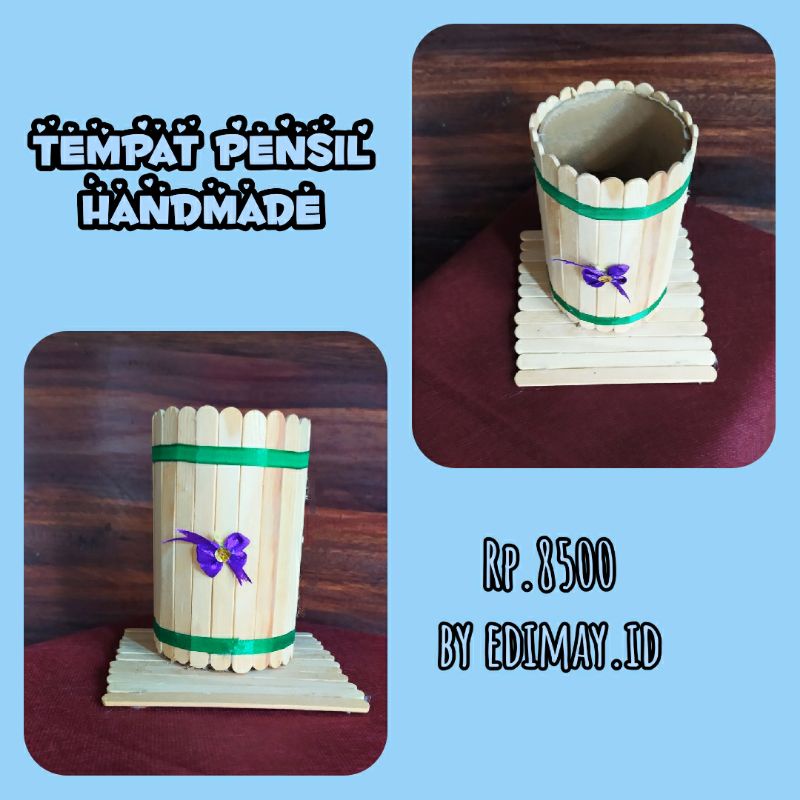 

Tempat Pensil Tabung / Prakarya Stick Es Krim Handmade