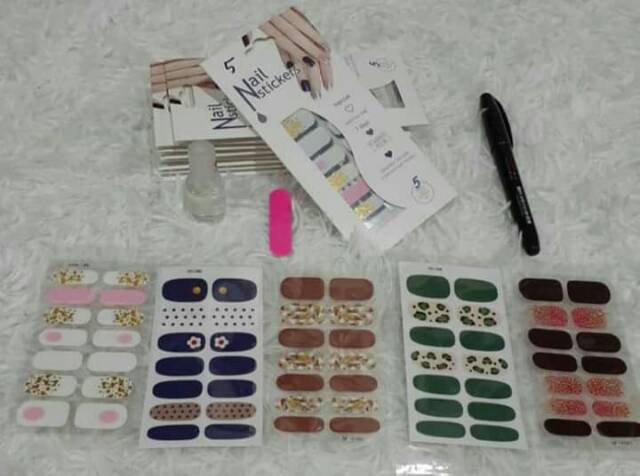 Stiker kuku Gel perset set