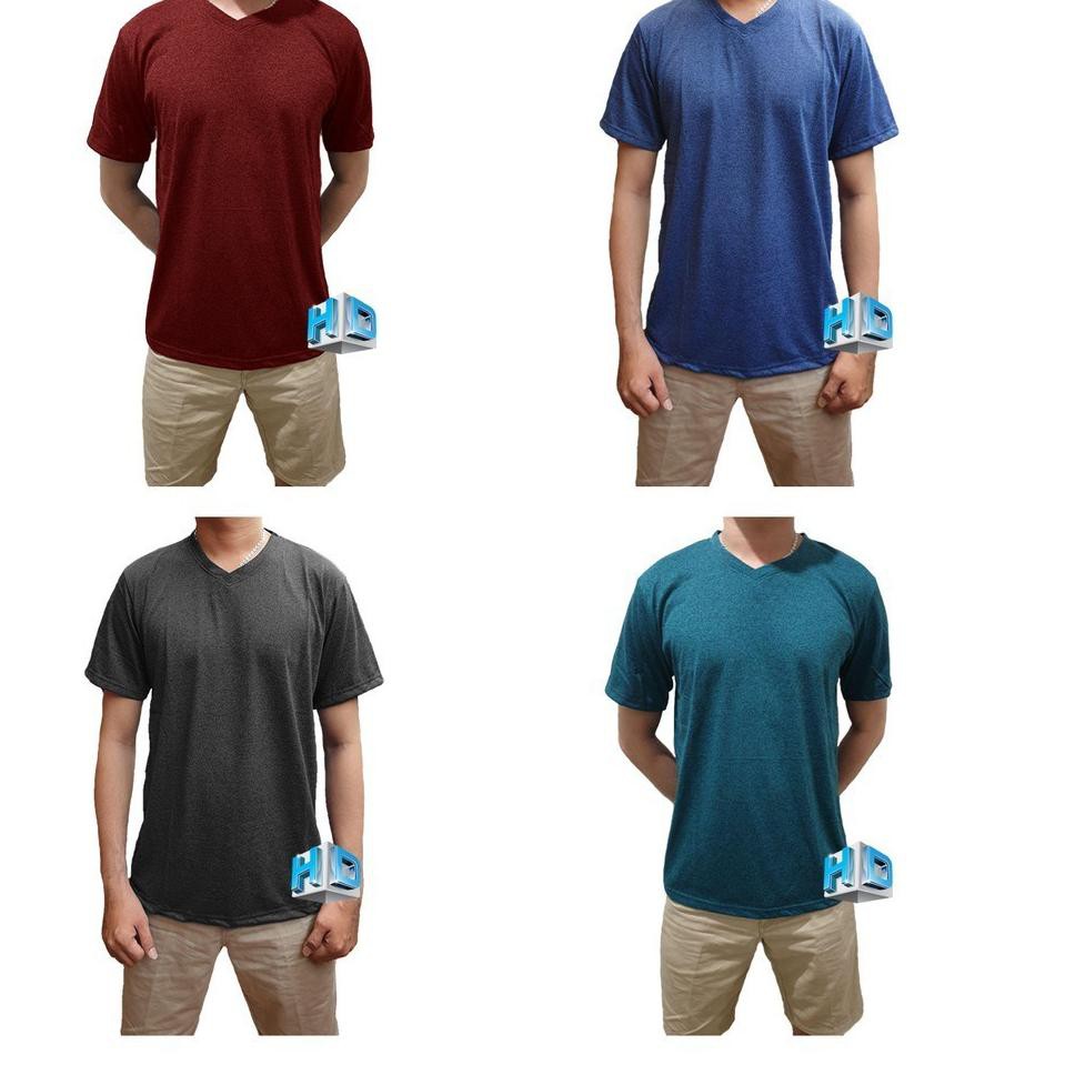 HD | kaos polos pria | kaos polos lengan pendek tritone combed