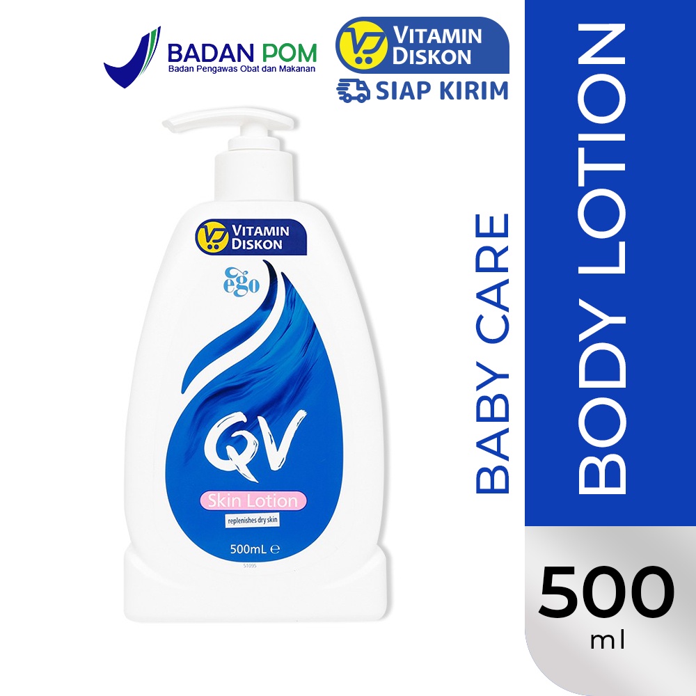 QV SKIN LOTION 500 ML | menyejukkan dan memberi kelembapan pada kulit yang kering