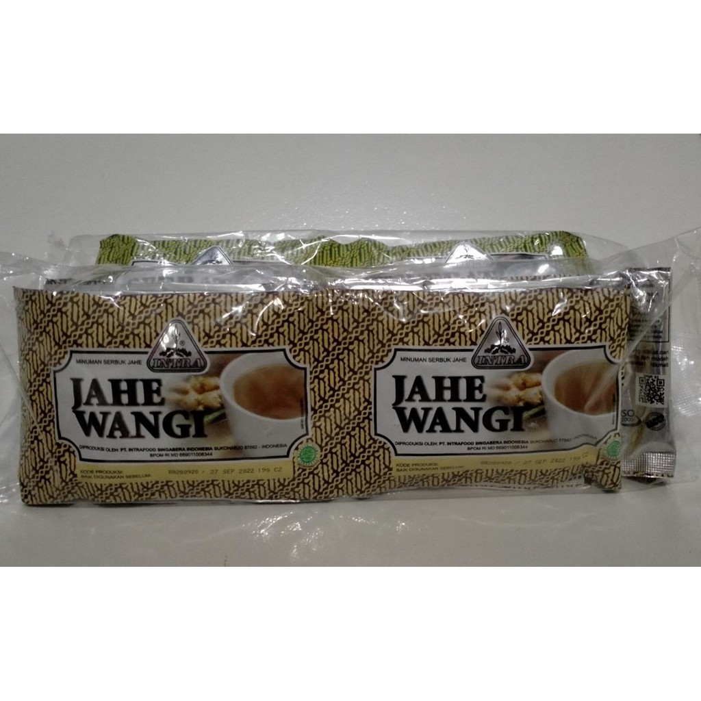 

Minuman Serbuk Jahe Isi 10 pcs Minuman Kesehatan Jahe Wangi