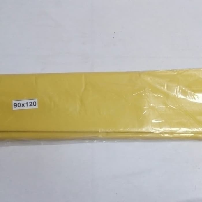 kantong plastik sampah / trash bag 90 x 120 per pack (kuning)