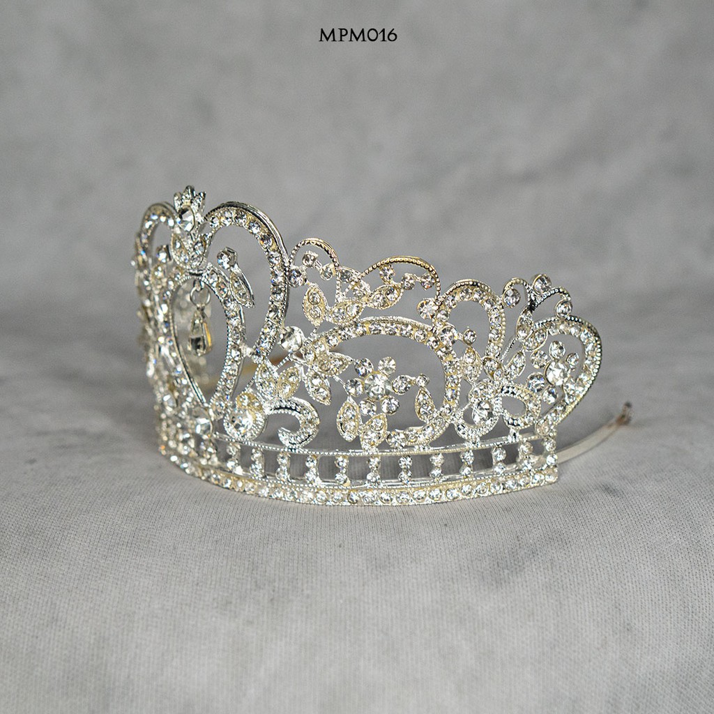 [SIAP KIRIM] WEDDING CROWN SILVER HEADPIECE PESTA PENGANTIN MODERN MPM016