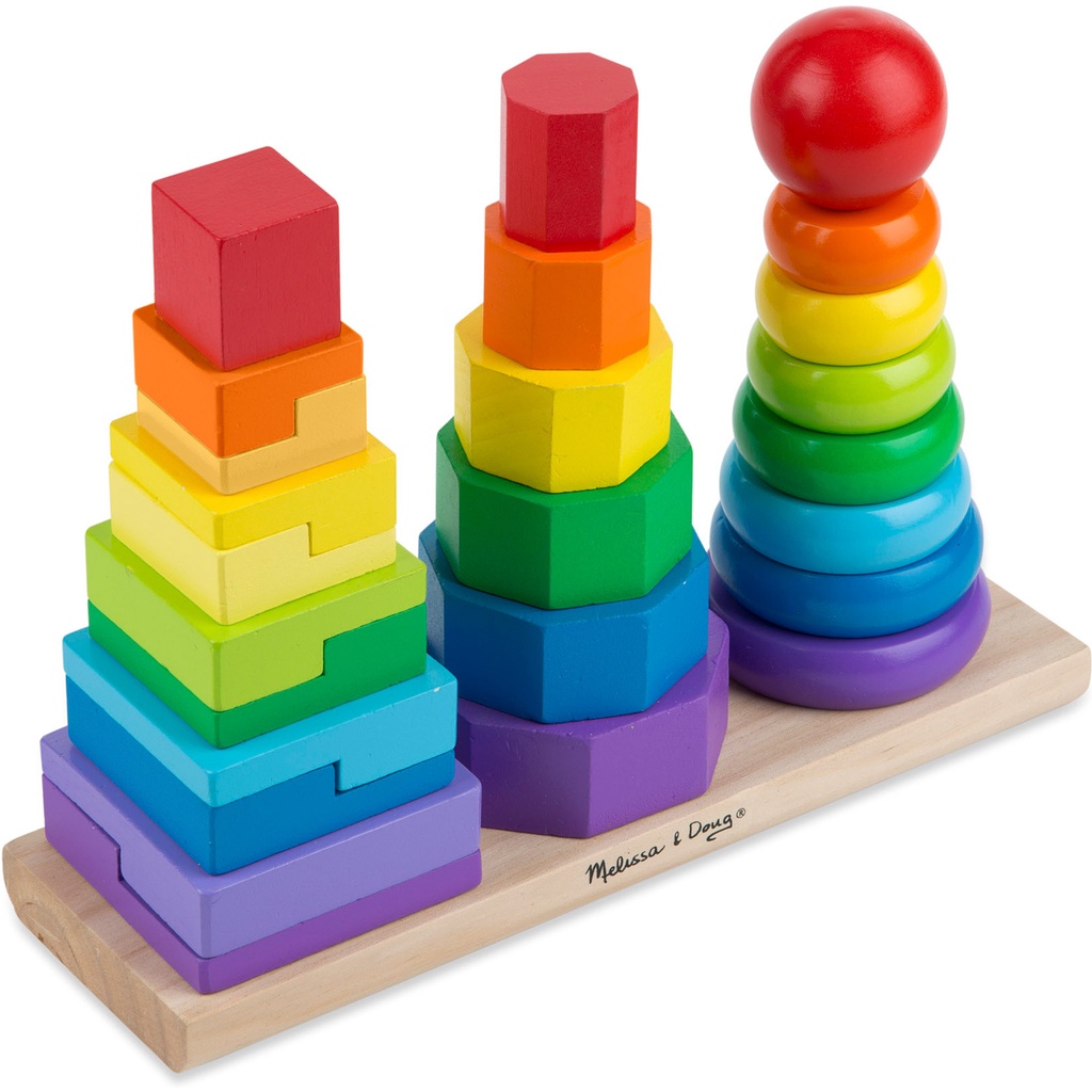 Melissa and doug Geometric Stacker