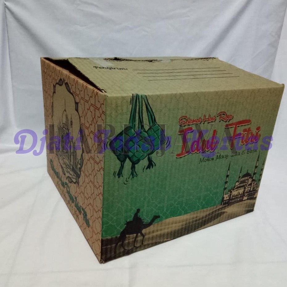 

MURAH !!! Kardus Idul Fitri / Kardus Lebaran / Kardus Parcel / Kardus sembako (Uk. 30x30x22) 10pcs