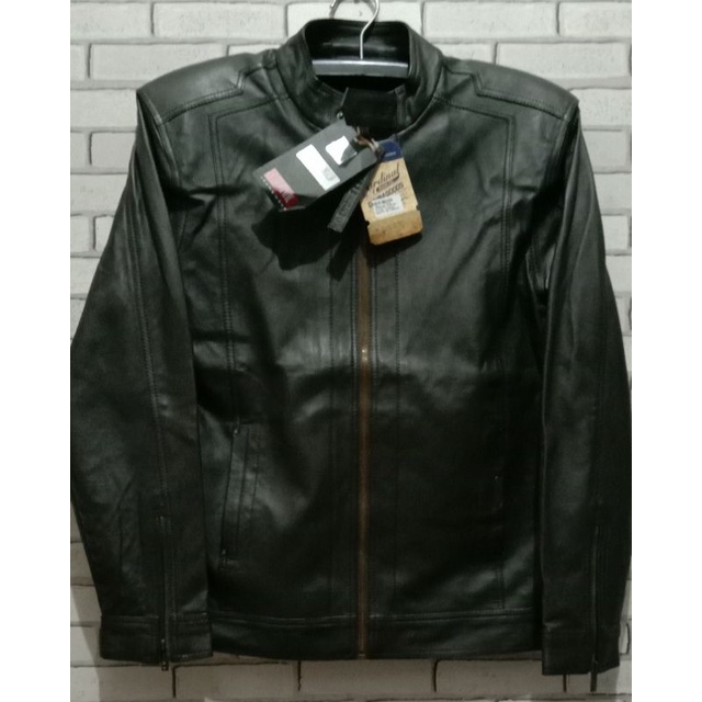 jaket kulit Pria CARDINAL original size M(Ld 106cm)