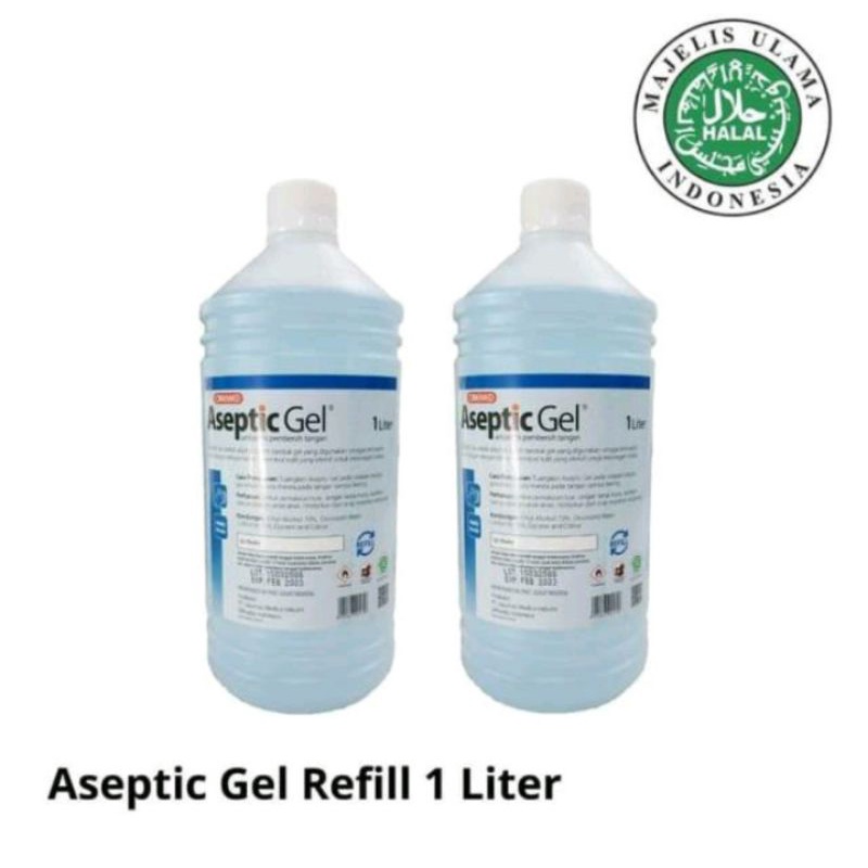 TAKASIH ASEPTIC GEL 1 LITER ONEMED ANTISEPTIK ALKOHOL GEL