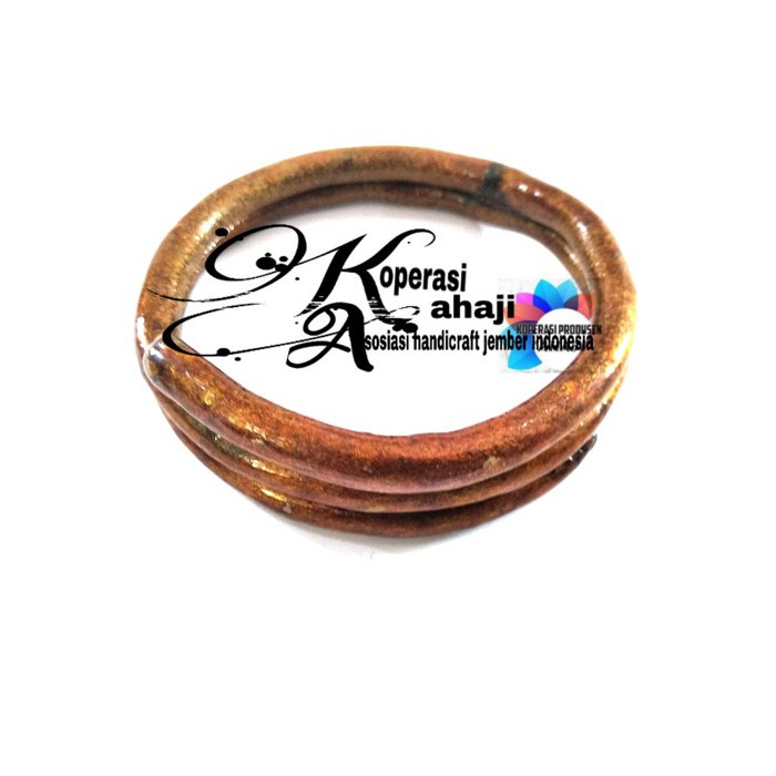 Gelang Tali Arus Lingkar  Emas