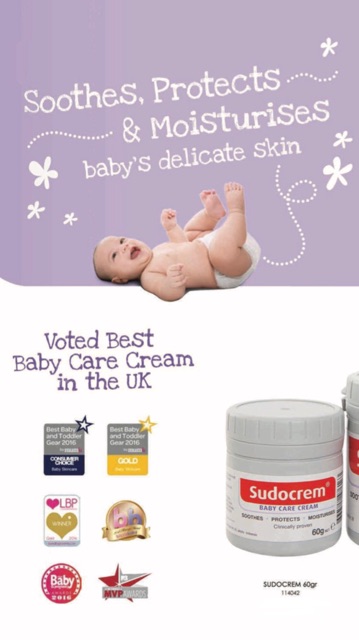 Sudocrem Baby Care Cream 10 / 30 / 60 / 125 gr - Sudocream 60gr 125gr From Mothercare ASLI ada BPOM