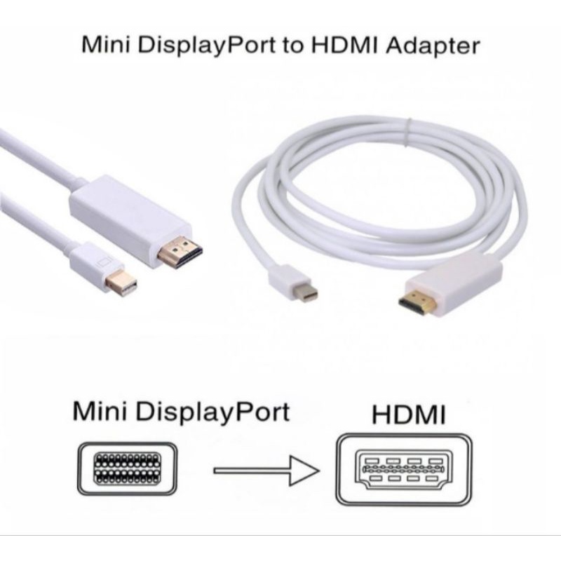 converter Mini Display Port To Hdmi 1.8 MeterInput kabel Mini Display Port