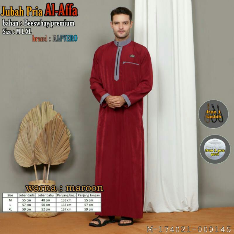 JUBAH MUSLIM PRIA ALALFA VSAT-120