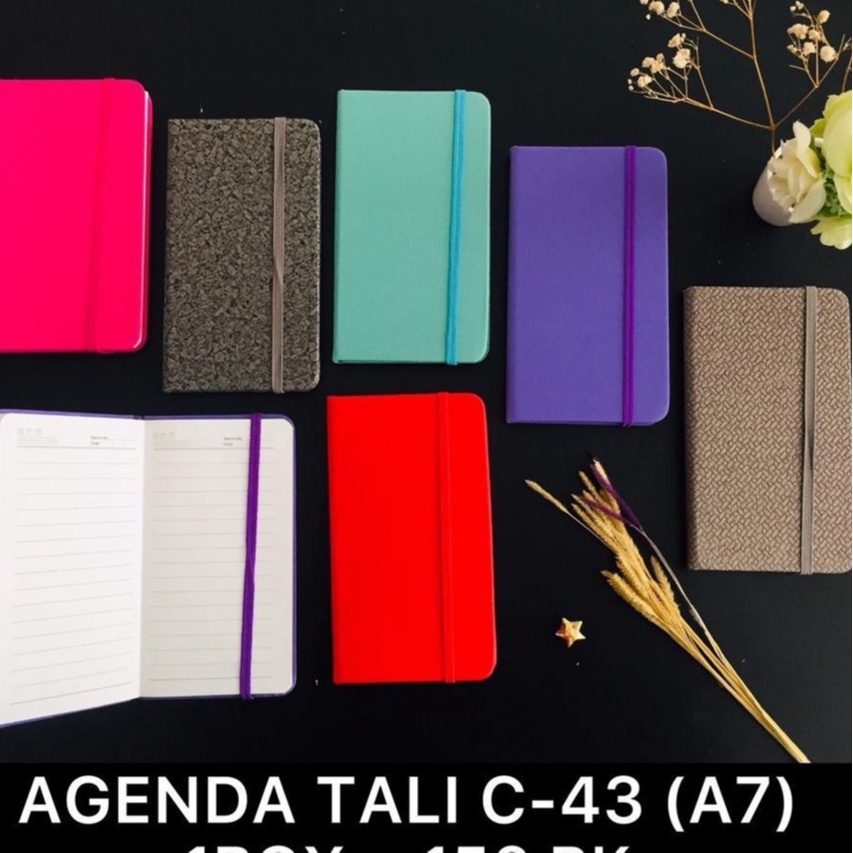 

LJK SHOP - Buku Agenda Tali A7 C43 (T 18,5 x P 10,5 cm isi 190 halaman)