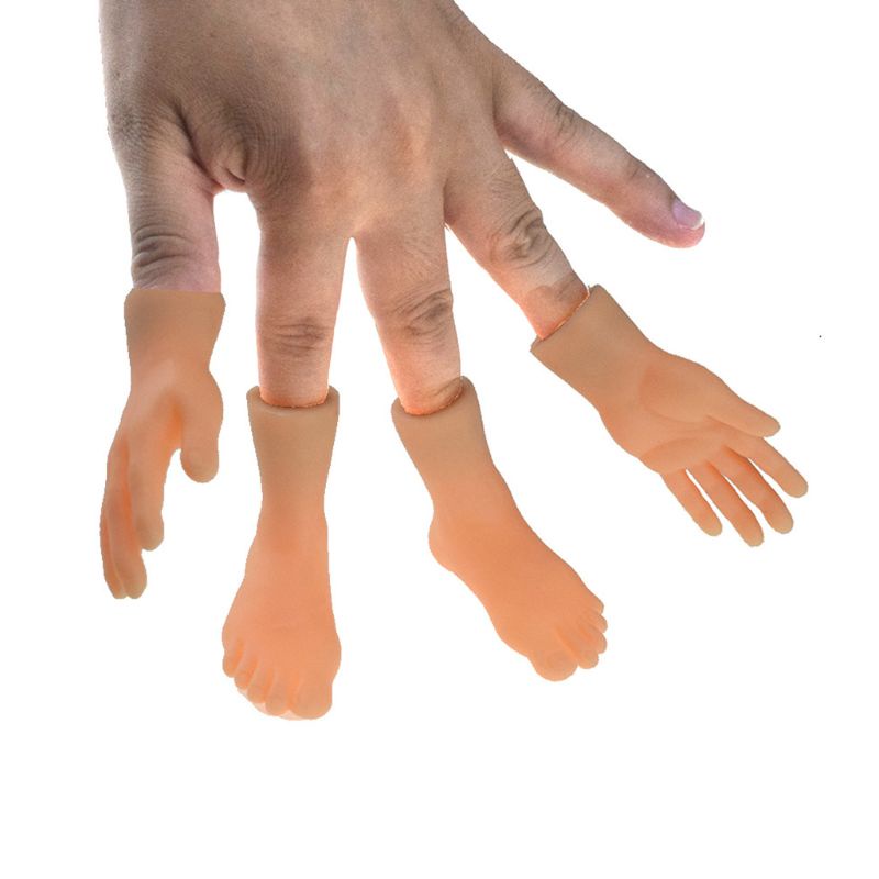 Mary Mini Finger Hands Screepy Halloween Cosplay Kostum Aksesoris Mini Tiny Hands