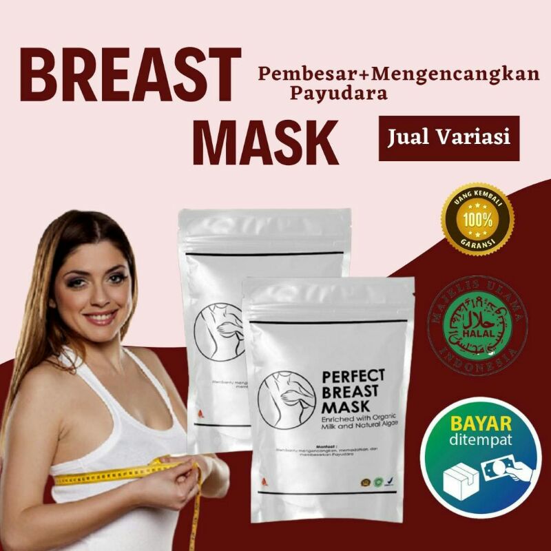Breast Mask Masker Pembesar dan Pengencang Payudara Halal BPOM