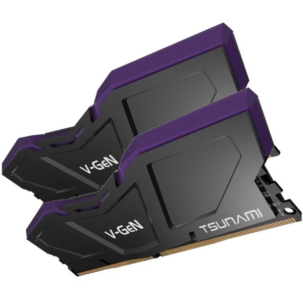 Memoryram V-GeN Tsunami DDR4 PC21000 2666Mhz Dual Channel 16GB (2x8GB) 16-18-18-35