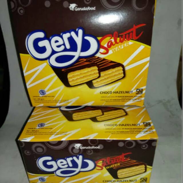 

Gery wafer saluut 1box 24pcs x 7,5 gram / gery salut wafer